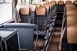 mercedes benz turismo autokar układ foteli