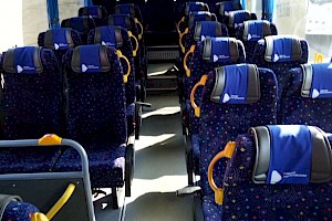 Scania Higer układ foteli