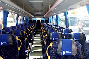 Scania Higer układ foteli